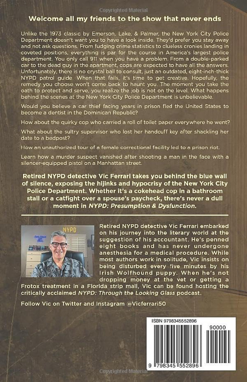 NYPD: Presumption & Dysfunction (Tell All NYPD Books)