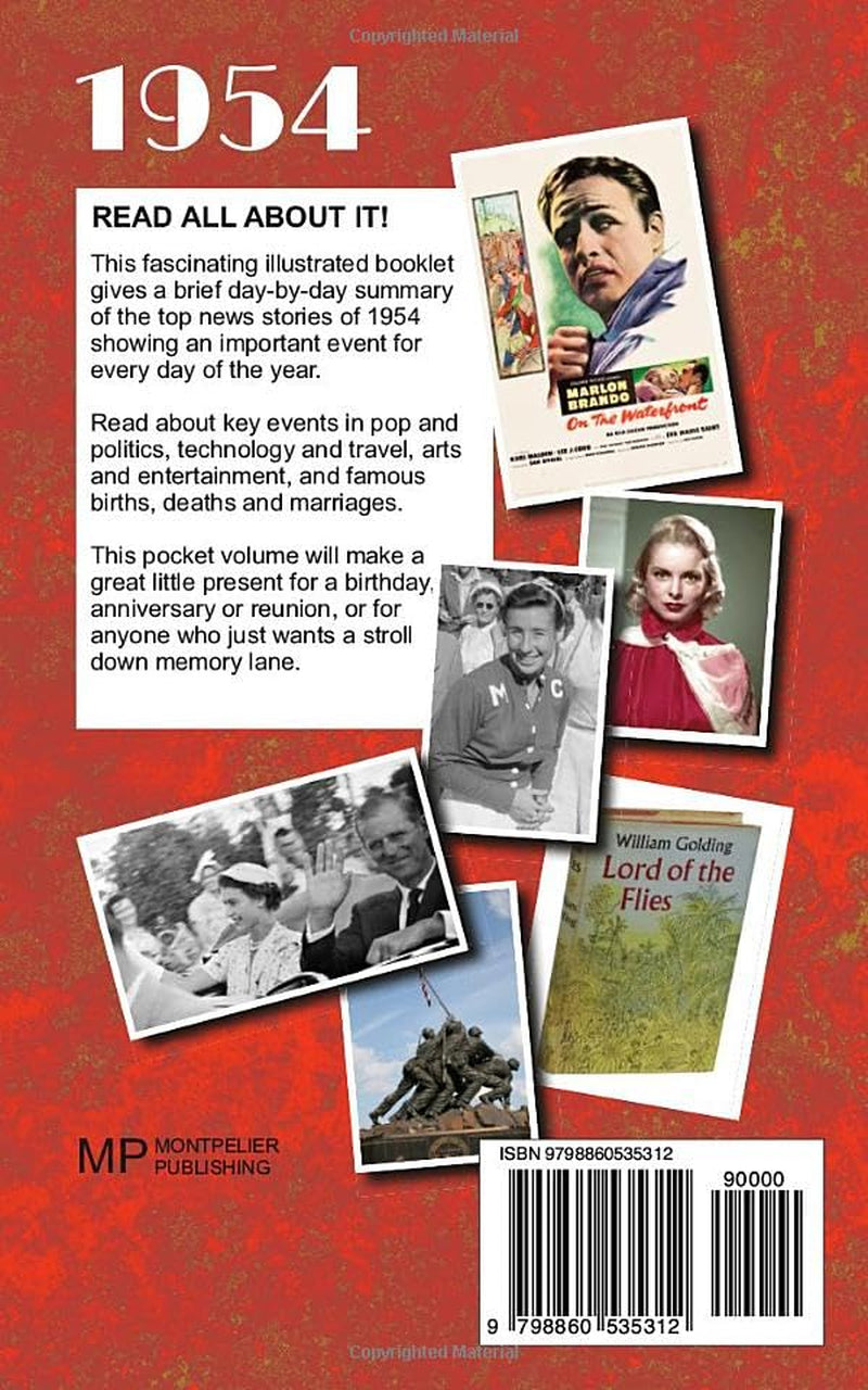 Events of 1954: news for every day of the year: a perfect birthday or anniversary gift