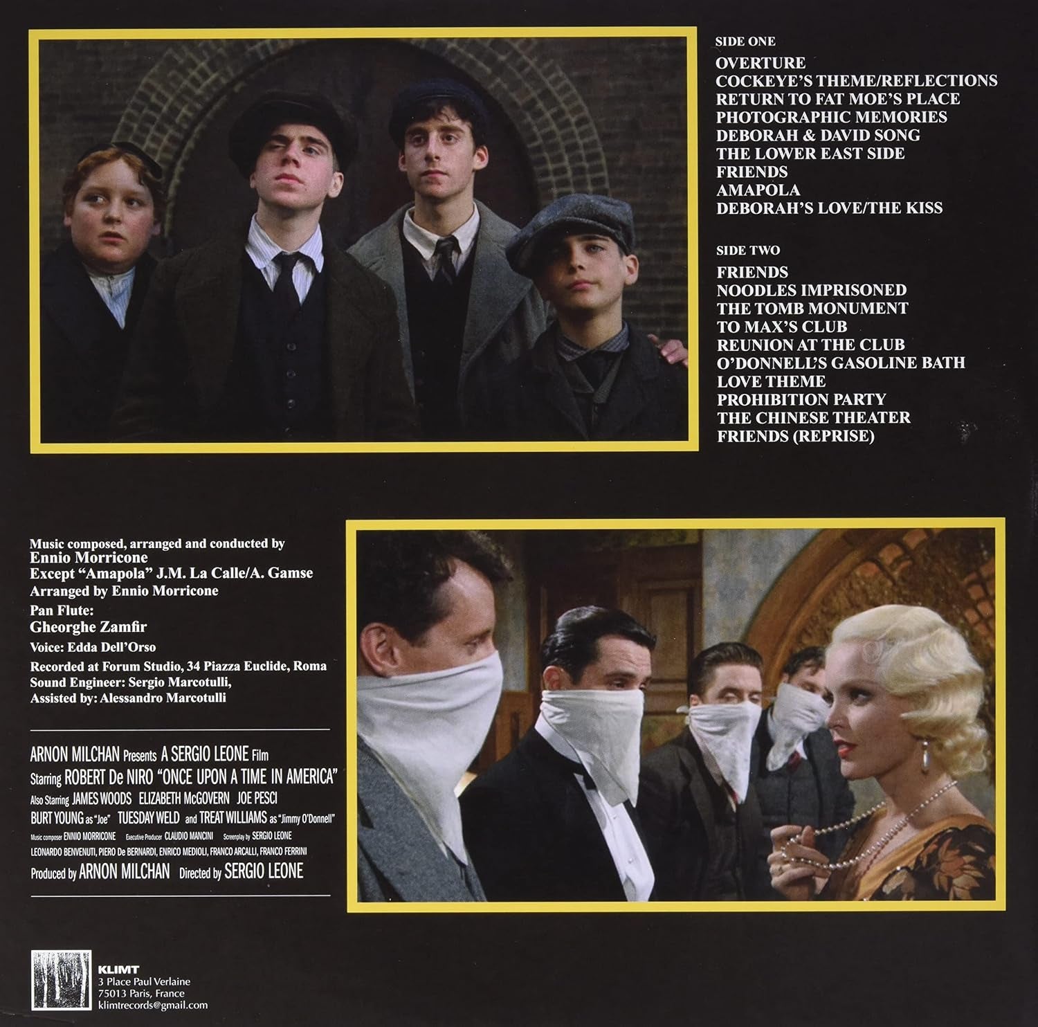 Once Upon A Time In America Original Soundtrack Blue