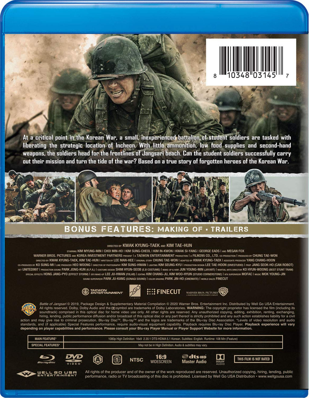 The Battle Of Jangsari [Blu-ray+DVD]