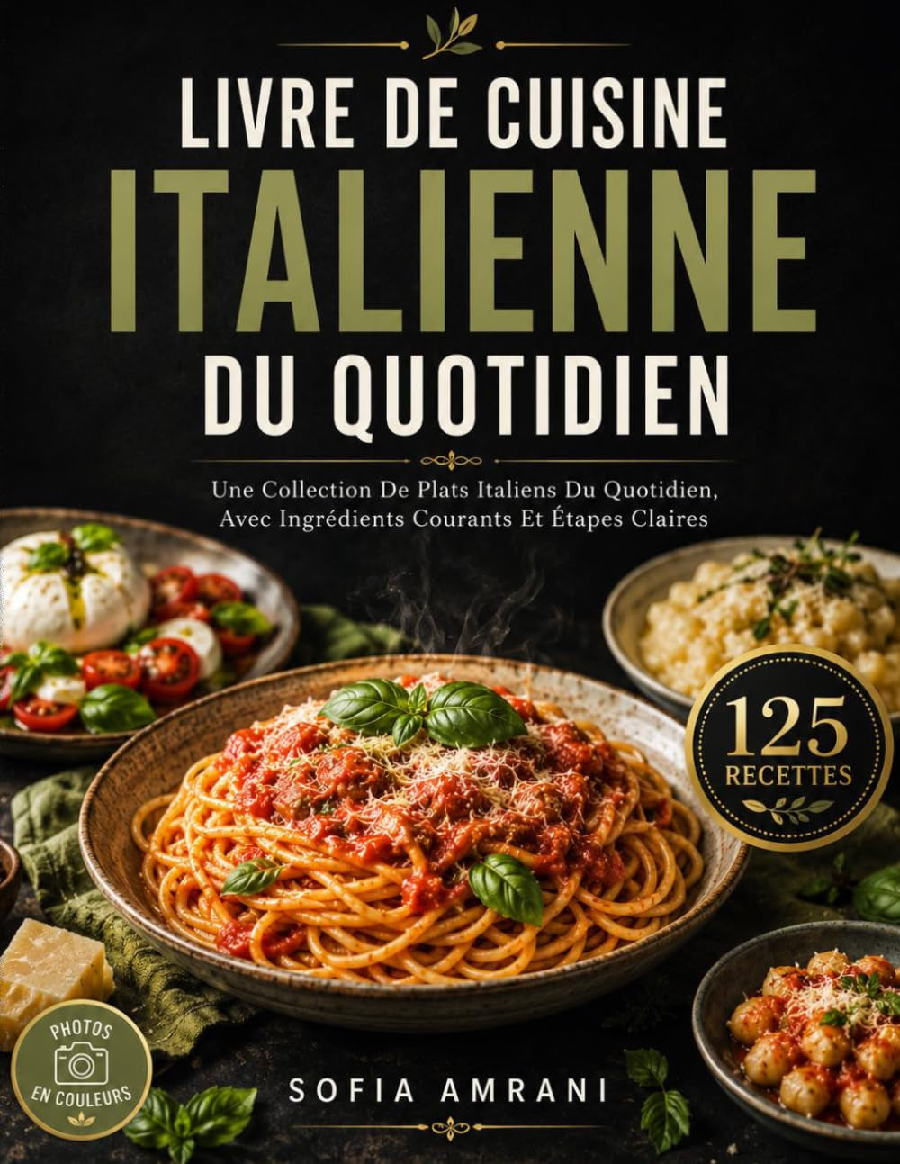 Livre De Cuisine Italienne Du Quotidien: Une Collection De Plats Italiens Du Quotidien, Avec Ingrédients Courants Et Étapes Claires (French Edition)