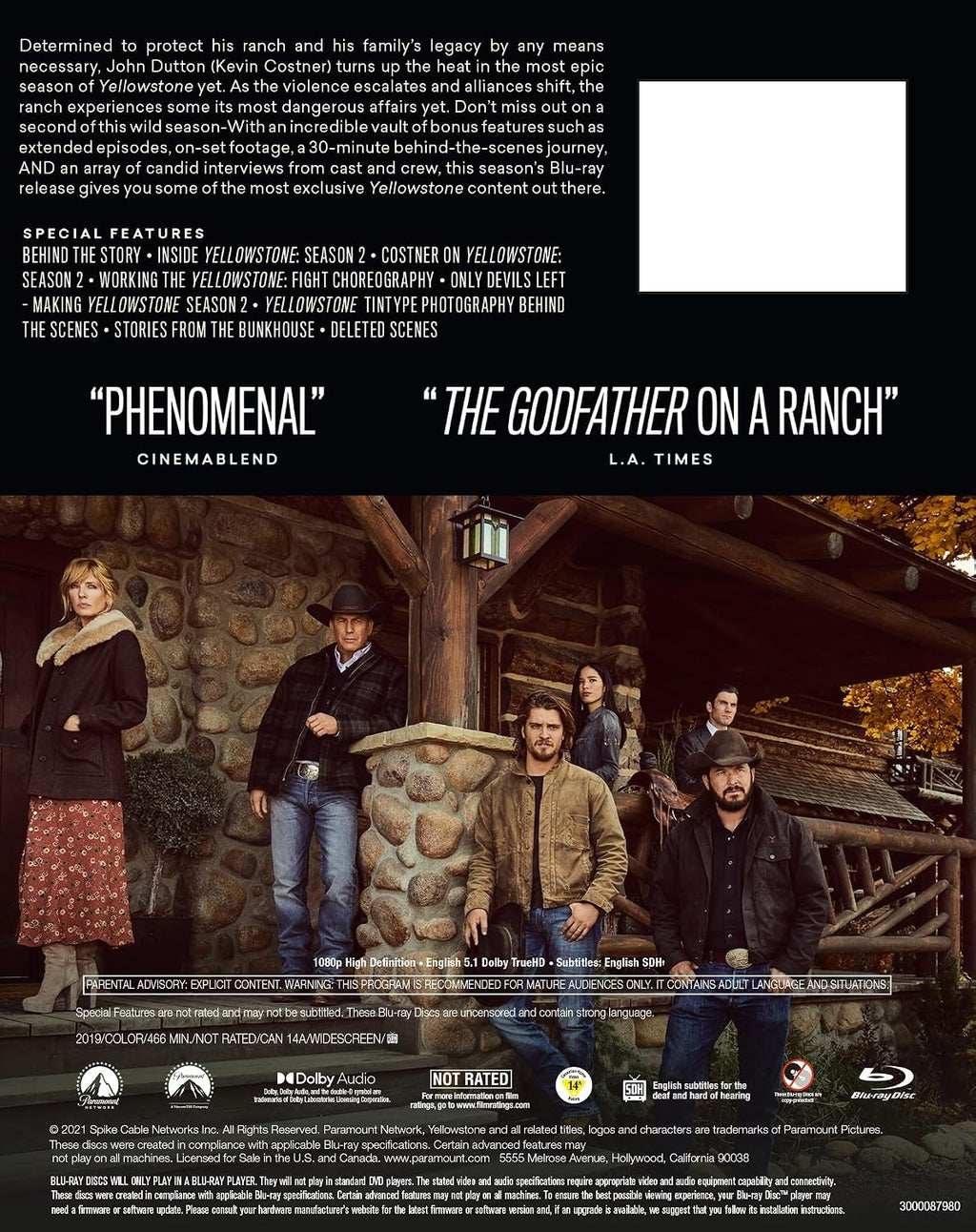 Yellowstone: Season Two - Special Edition [Dutton Ranch Decal]