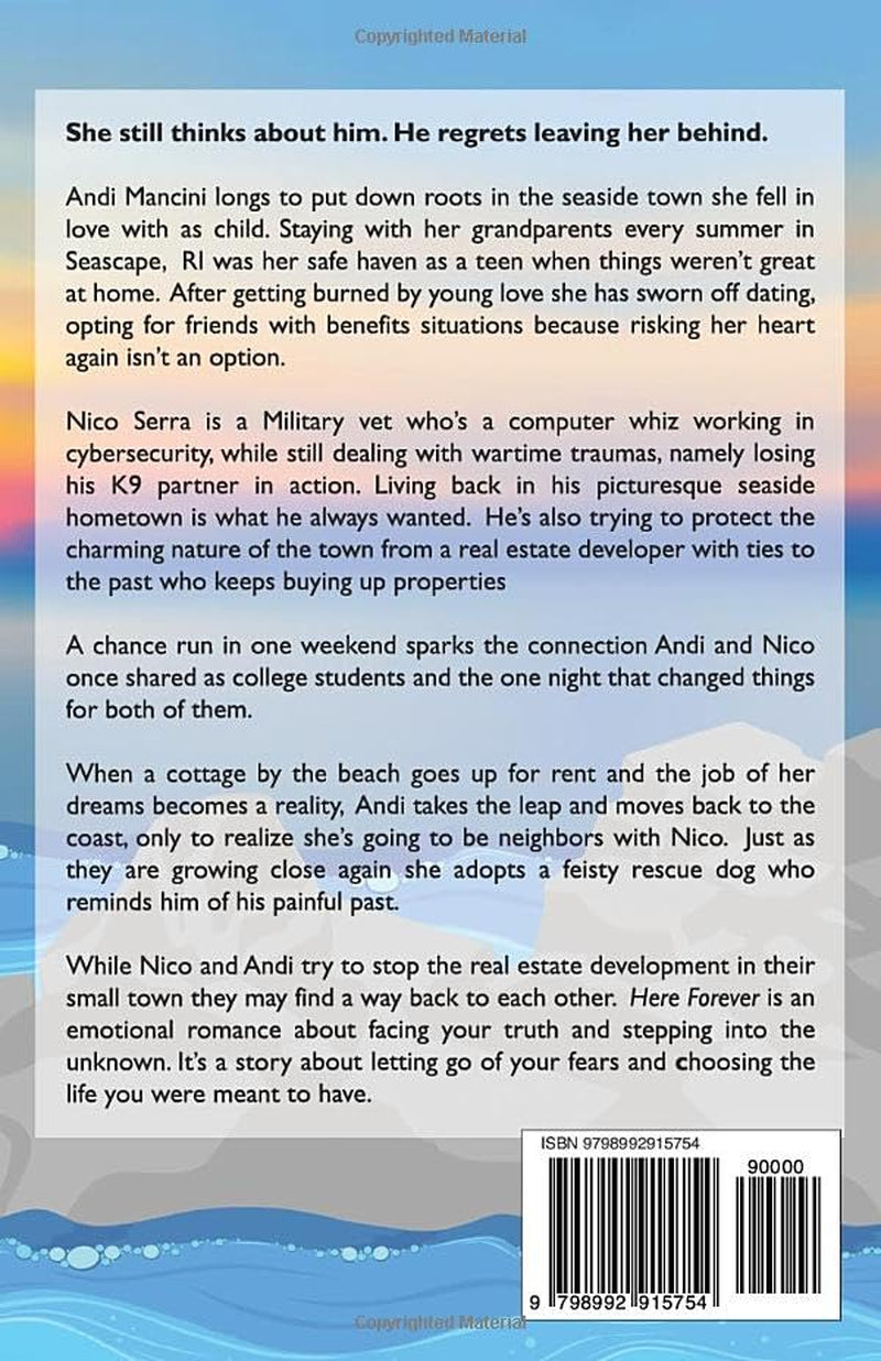 Here Forever: A spicy small town second chance romance (Seascape Series Book 3)