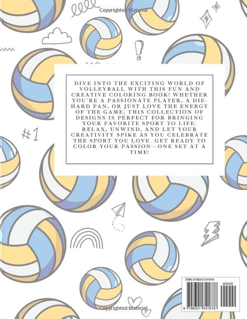 Volleyball Vibes: Color Your Game