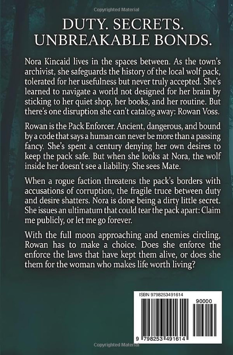 The Enforcer's Threshold Of Wolves: A Sapphic Wolf Shifter Romance