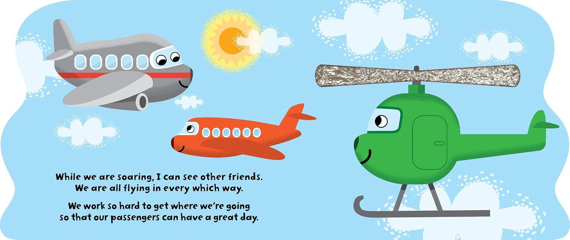 Little Hippo Books Amazing Airplane - Touch and Feel Board Book - Sensory Board Book (Touch & Feel Sensory Board Books for Baby & Toddler Time)