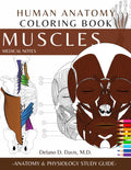 Human Anatomy Coloring Book: Muscles. Medical Notes | Detailed Musculoskeletal Illustrations |: Musculoskeletal Anatomy and Physiology Coloring Study Workbook.