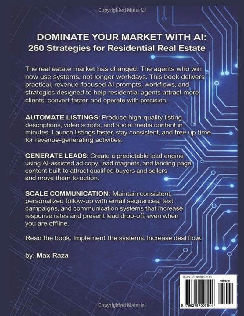 UNFAIR ADVANTAGE: REAL ESTATE AI: The Top 260 Strategic Prompts for Residential Real Estate Agents: 2026 Edition (The Unfair Advantage: Real Estate AI Series)