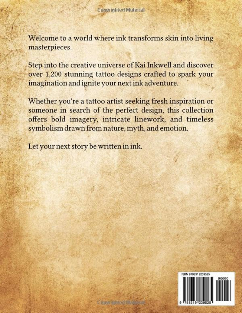 Tattoo Design Book | 1,200+ Inspiring Tattoo Ideas: Flash Art, Symbols & Unique Designs for Artists and Ink Lovers — Meaningful Tattoos in All Styles: Nature, Animals, Myth, Spiritual, Abstract & More