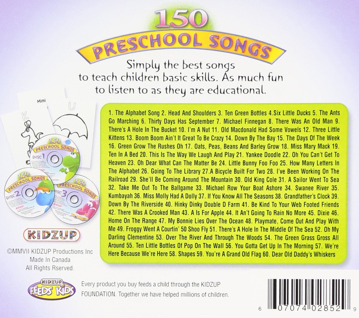150 Preschool Songs