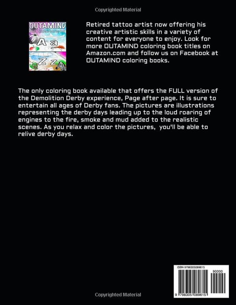 OUTAMIND Demolition Derby coloring book cars edition: Demolition Derby Coloring book
