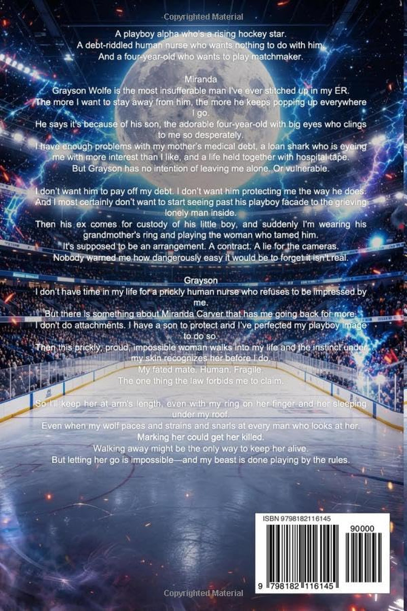 The Hockey Alpha's Indebted Mate: A Single Dad Fated Mates Forced Proximity Human Shifter Romance (Pact Mate Series)