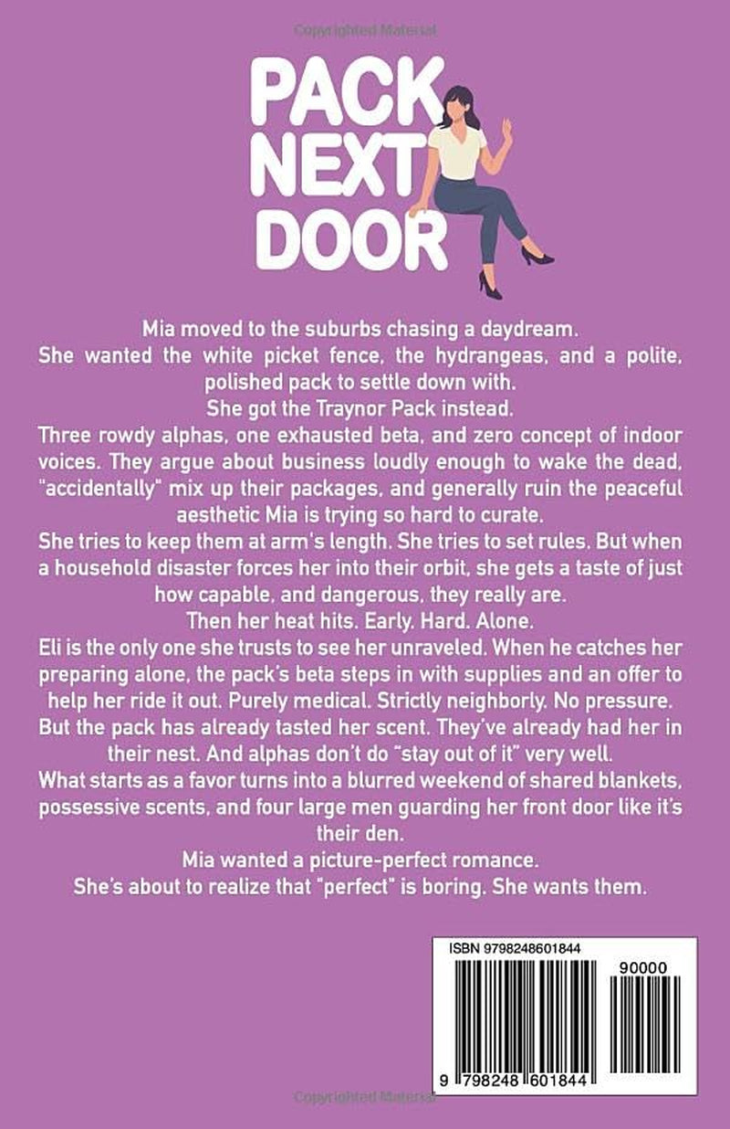 Pack Next Door: A Reverse-Harem Omegaverse Rom-Com (Sweetwater City Reverse Harem Omegaverse)