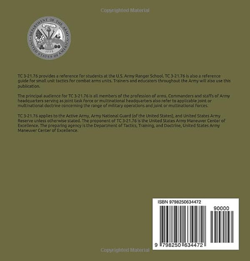 TC 3-21.76 Ranger Handbook - Sep. 2025: Field Pocket Size