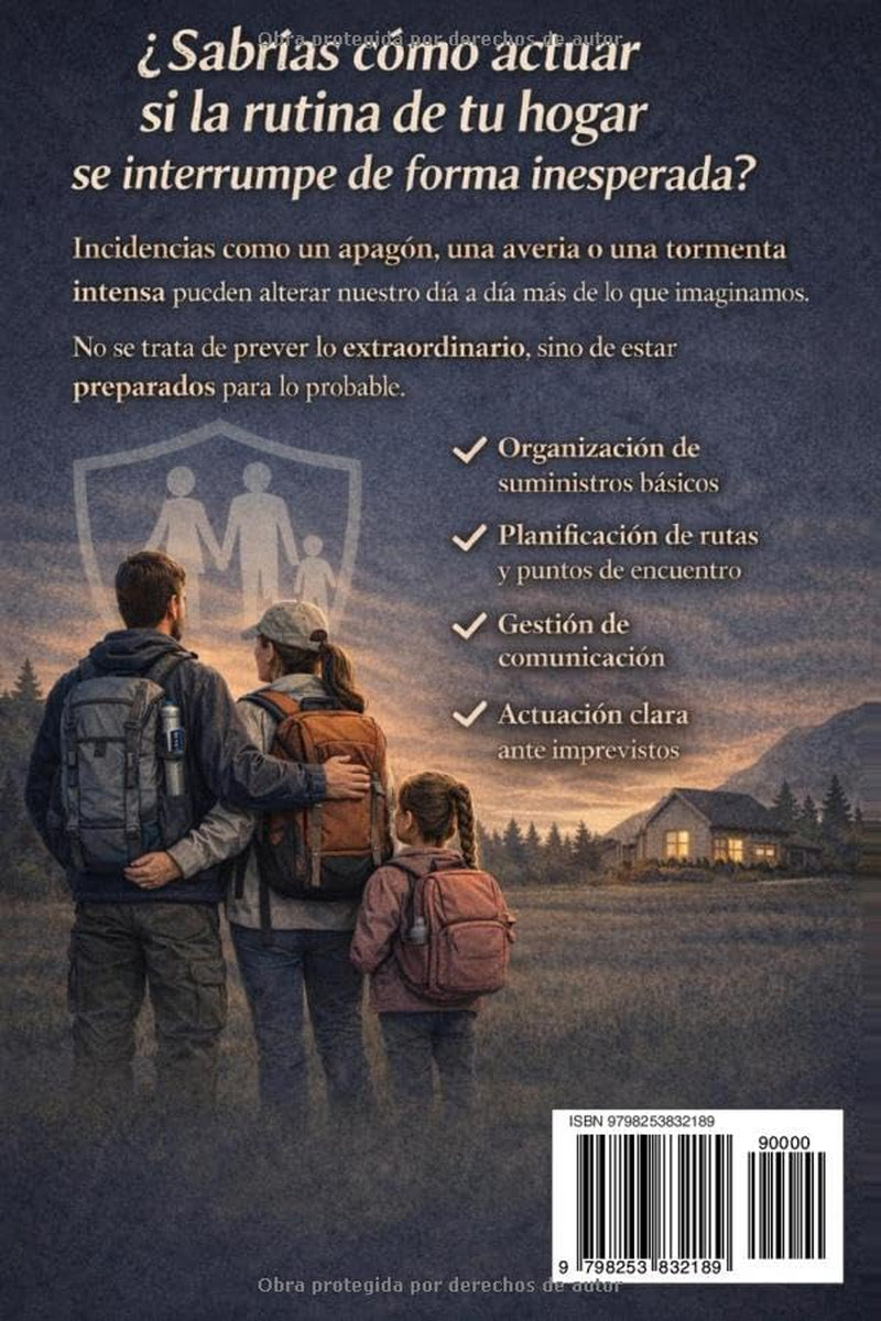 Plan de Emergencias Familiares: Guía práctica para preparar a tu familia ante cualquier imprevisto (Spanish Edition)