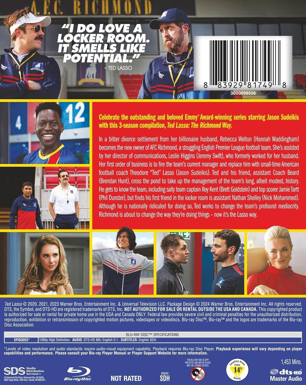 Ted Lasso: The Richmond Way- The Complete Series (Seasons 1-3) [Blu-ray]