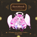 Eternal Sugar Cookie Sketchbook: Kingdom Run Drawing Journal with 120 blank pages in an 8.5 x 8.5 Art Doodle Pad for kids teens and creative artists