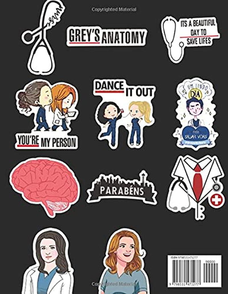Grey‘s Anatomy Coloring Book: Wonder Coloring Book For Adults With Lots Of Grey's Anatomy Images