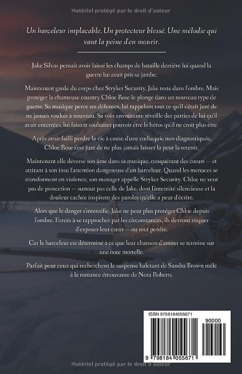 Collision avec Jake: Un garde du corps blessé, une chanteuse et une proximité forcée dans une tempête de neige (Force de Sécurité Stryker) (French Edition)