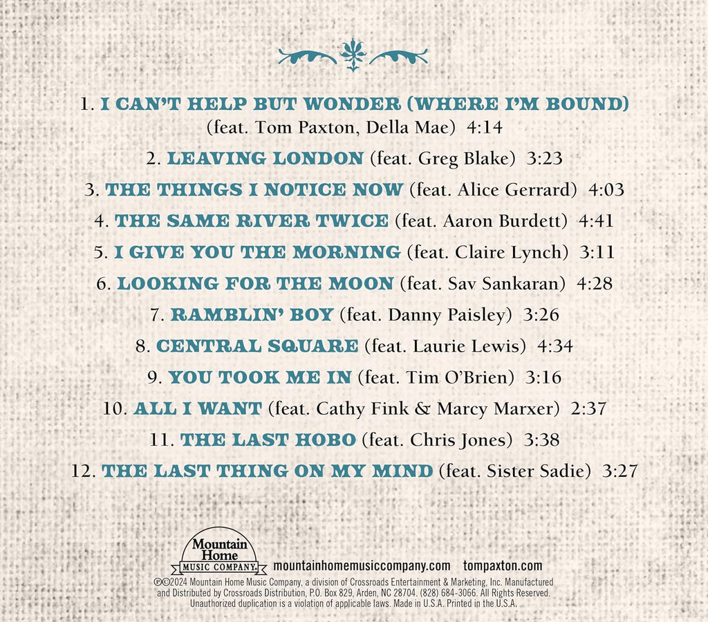 Bluegrass Sings Paxton