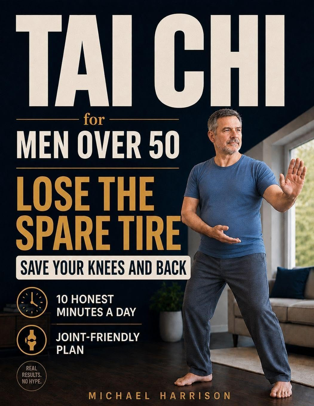 Tai Chi for Men Over 50 — Lose the Spare Tire, Save Your Knees and Back: A No-Hype, Joint-Friendly Plan to Shrink Stubborn Belly Fat and Stay Capable for Years, 10 Honest Minutes a Day