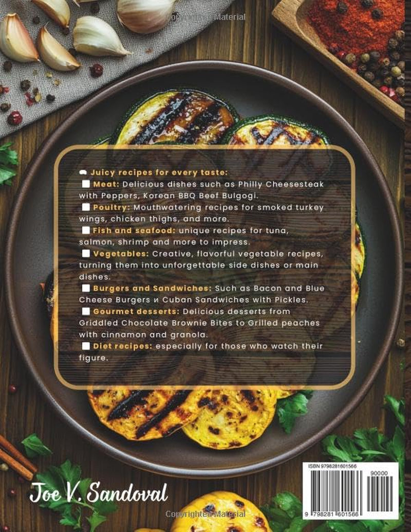 Blackstone Griddle Recipe Book: For Beginners and Experts! 120 delicious Blackstone Griddle recipes, from simple to sophisticated, for outdoor cooking and picnics