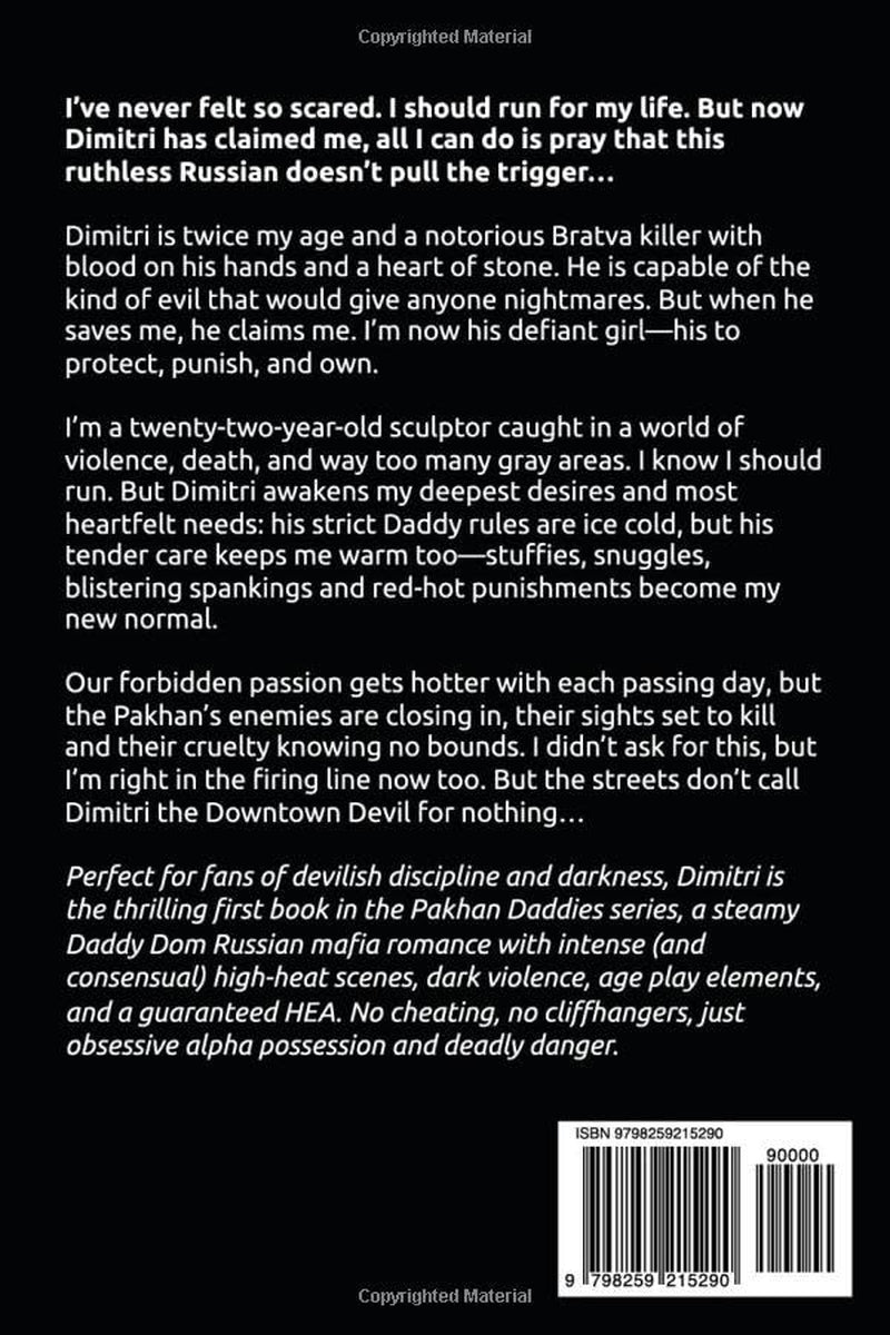 Dimitri: An Age Gap Russian Mafia Romance (Pakhan Daddies)