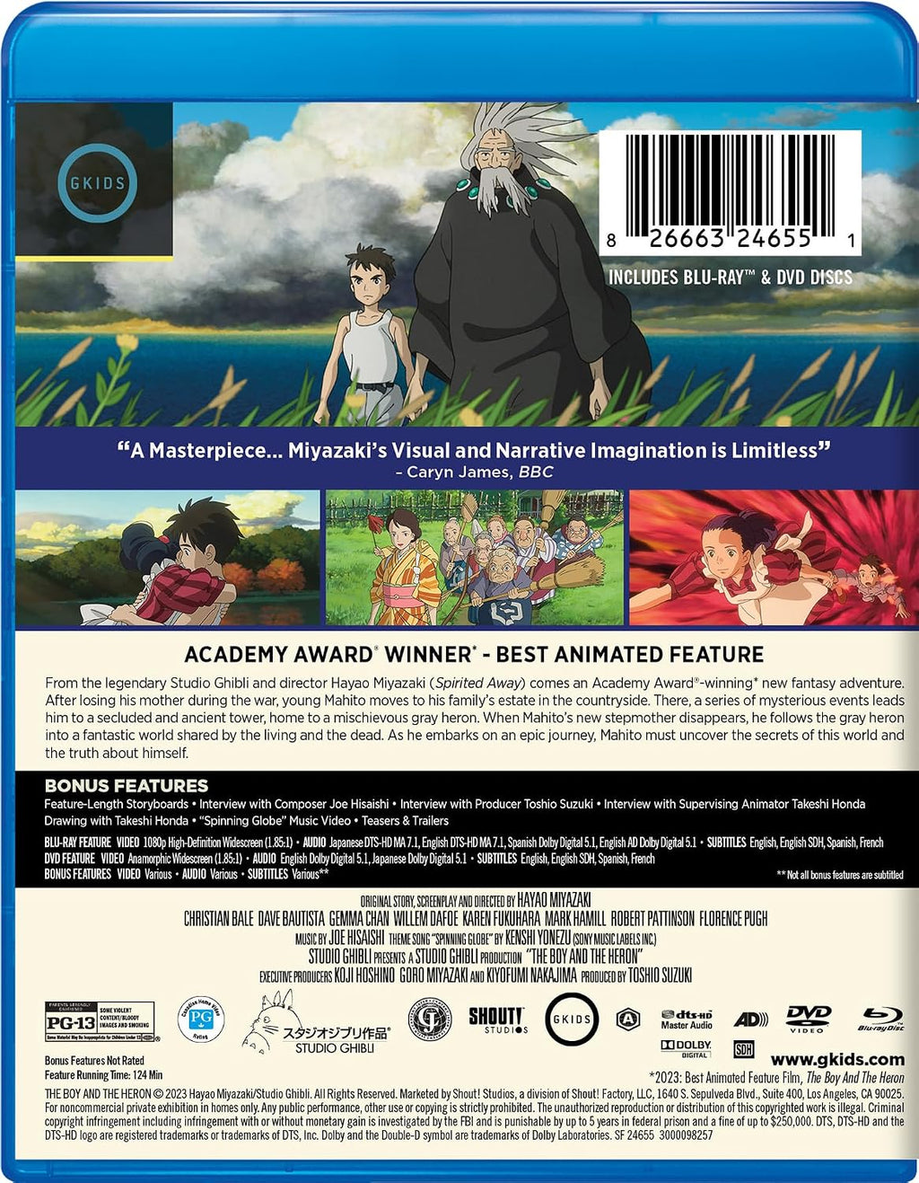 The Boy and the Heron - Blu-ray + DVD