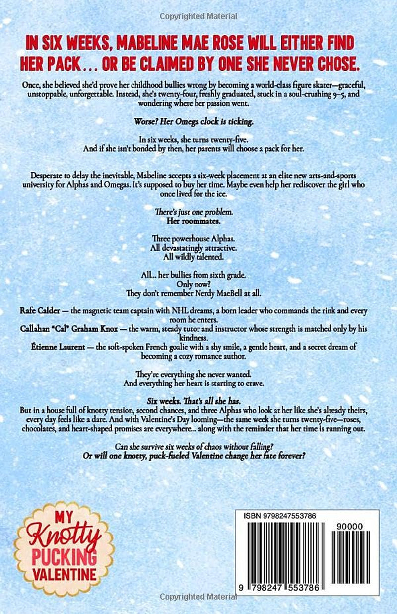 My Knotty Pucking Valentine: A Cozy Hockey Omegaverse Romance (Valenridge University)