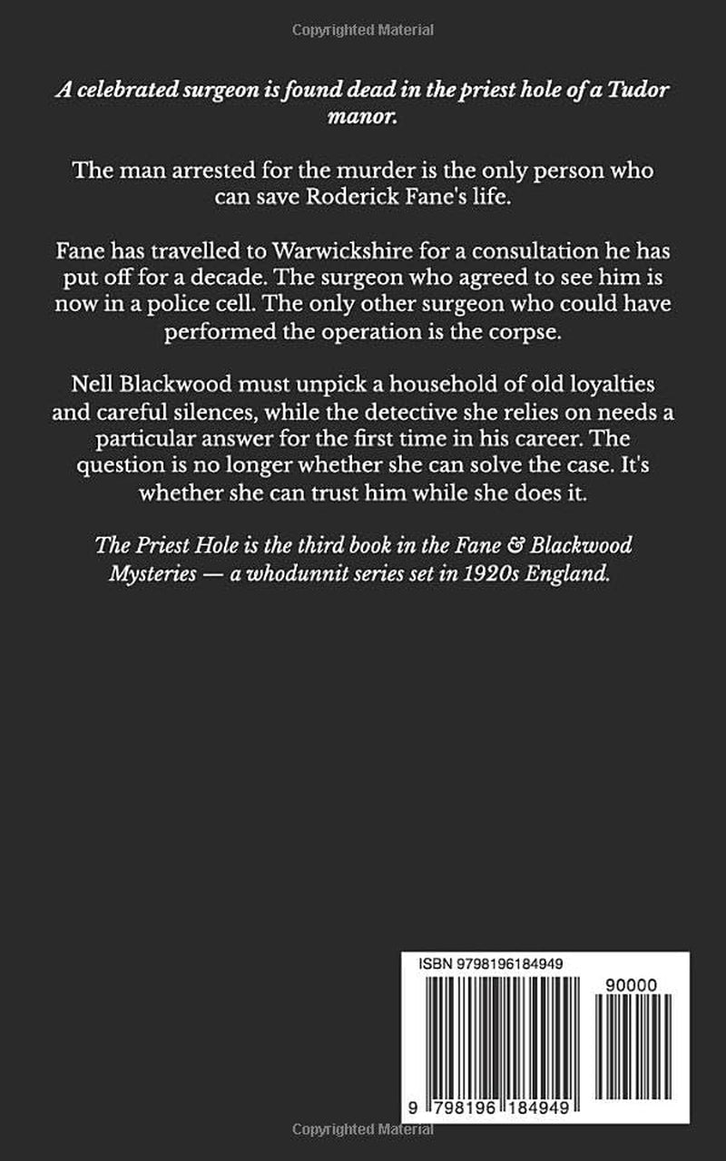 The Priest Hole (The Fane and Blackwood Mysteries)
