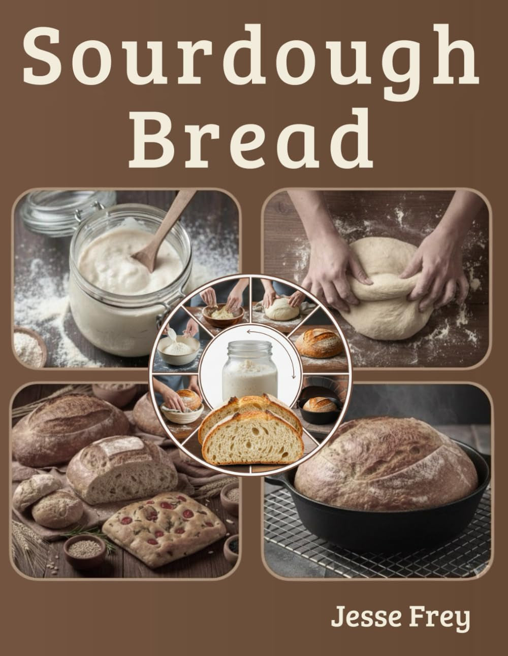 Sourdough Bread Recipe Book: Stress-Free Home Baking: Foolproof Sourdough, Bread Baking Tips, Sourdough Starter Kit, Sandwich Bread