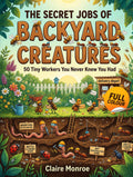 The Secret Jobs of Backyard Creatures For Kids Aged 6 to 10: An Illustrated Fun Animal Encyclopedia To Learn About Nature (Secret Animal Jobs)