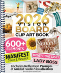 2026 Vision Board Clip Art Book: 600+ Powerful Pictures, Quotes, Words & Affirmations to Create Dream Boards for Women & Men (Vision Board Supplies)