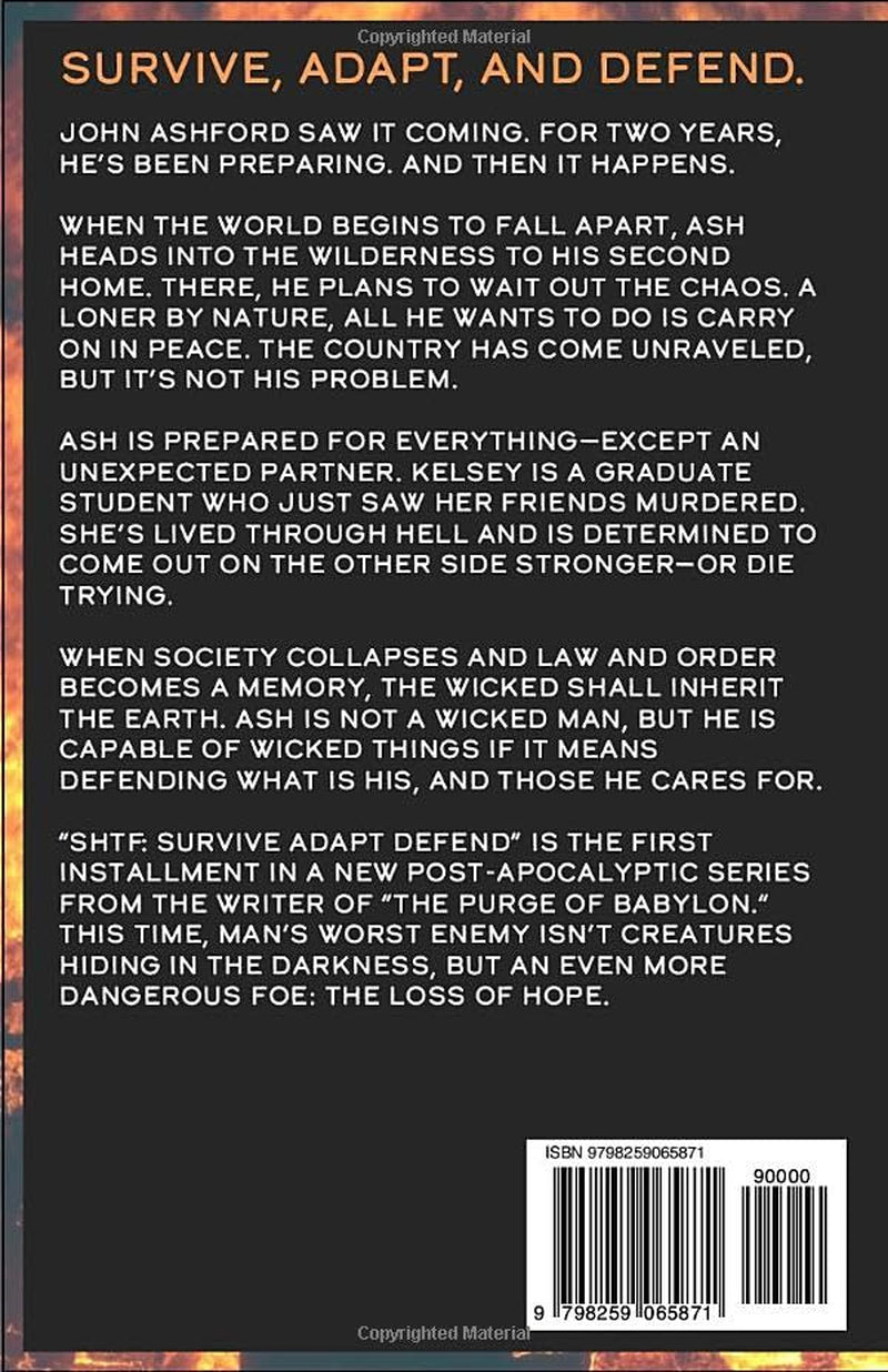 SHTF: Survive Adapt Defend (Book 1)