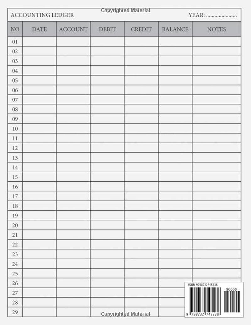 Accounting Ledger Book: Accountant Bookkeeping. Book Keeping Log. Income and Expense. Notebook Accounting. Business Account. Account Book Ledger. ... Ledger. Business Tracker. banking journal.