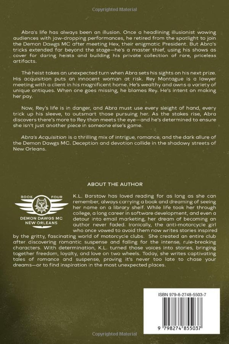 Abra's Acquisition: Demon Dawgs MC New Orleans - Book Four (Demon Dawgs Motorcycle Club)
