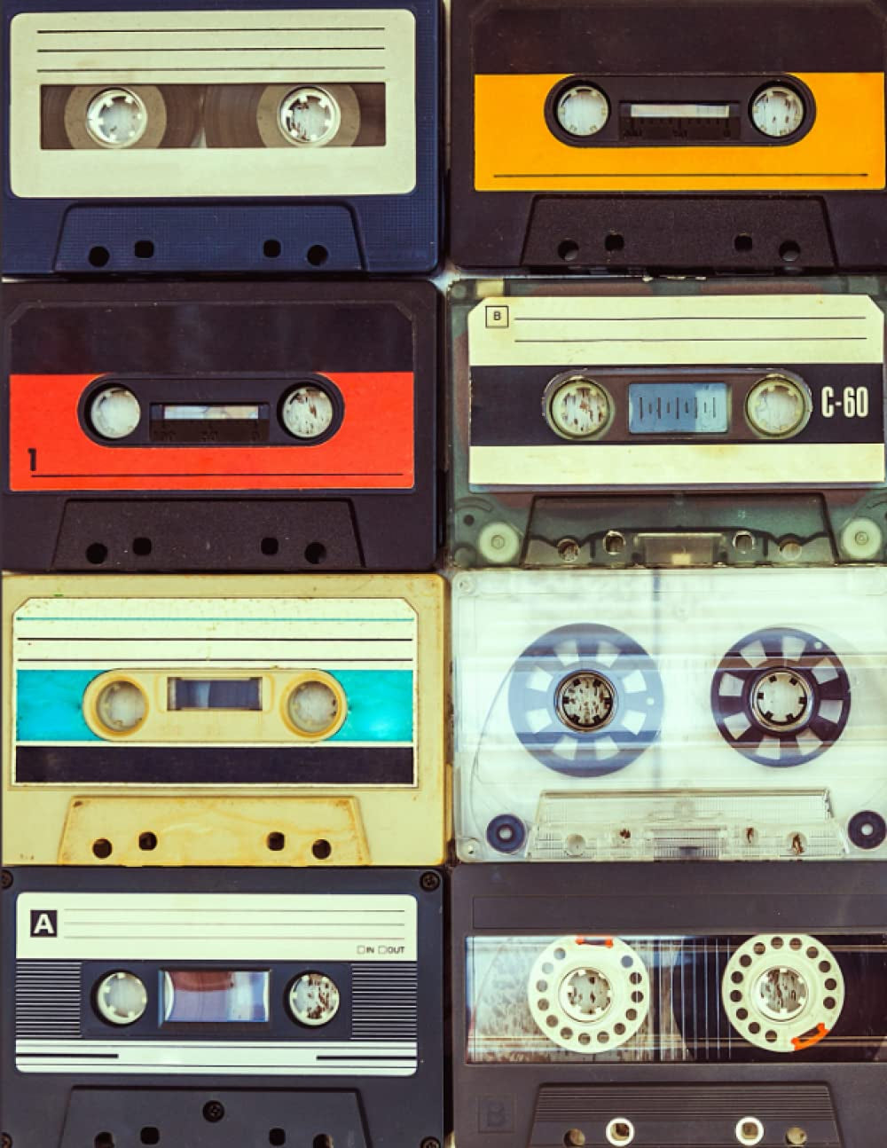 Cassette Tape Notebook: Retro Mix Tape Collection Journal
