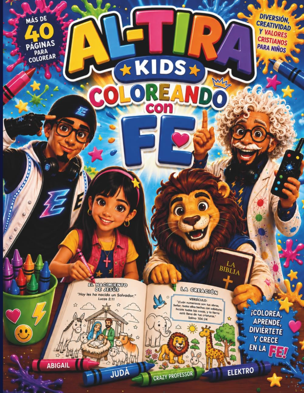 AL-TIRA KIDS: COLOREANDO CON FE (Spanish Edition)