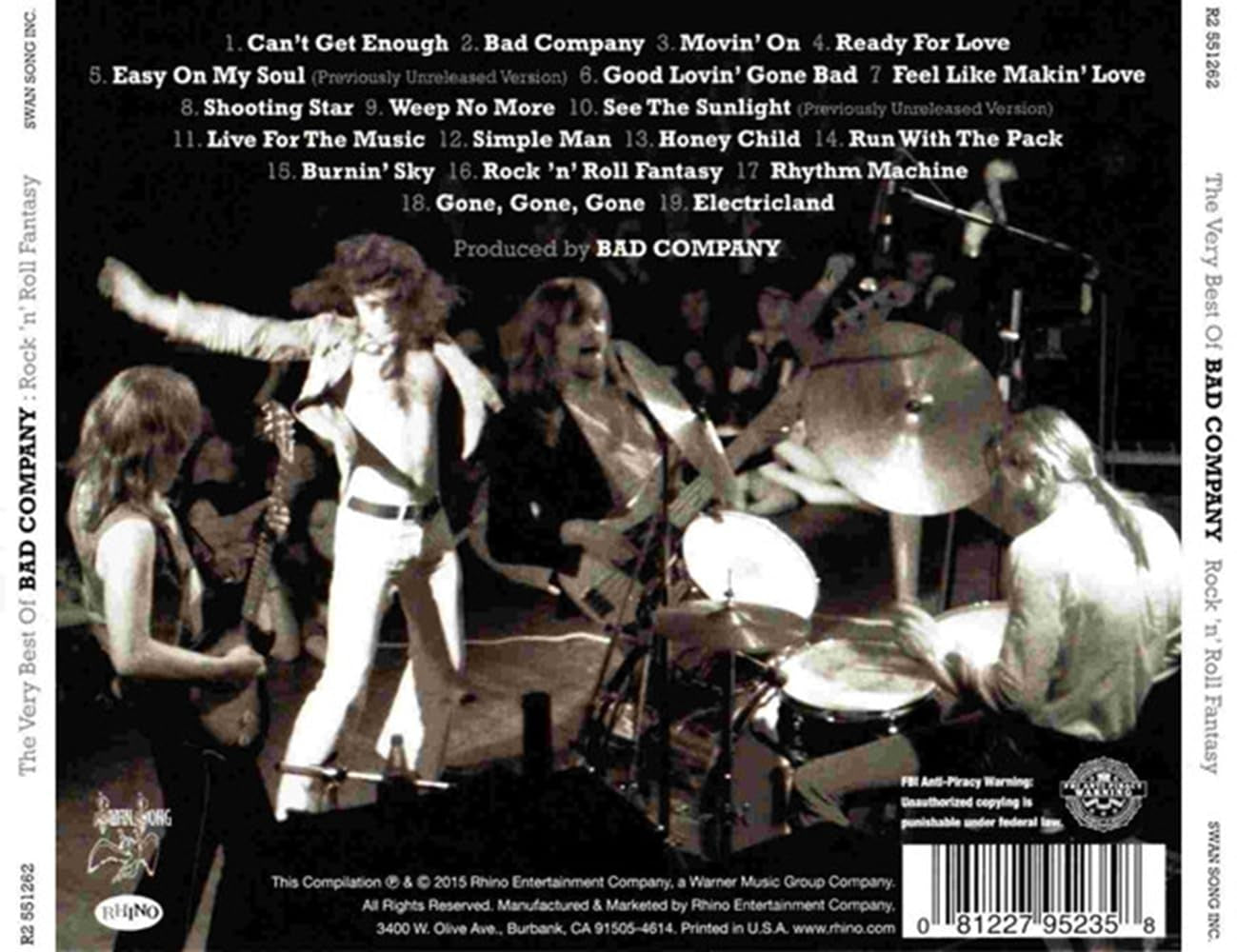 Rock 'n' Roll Fantasy: The Very Best of Bad Company [CD]