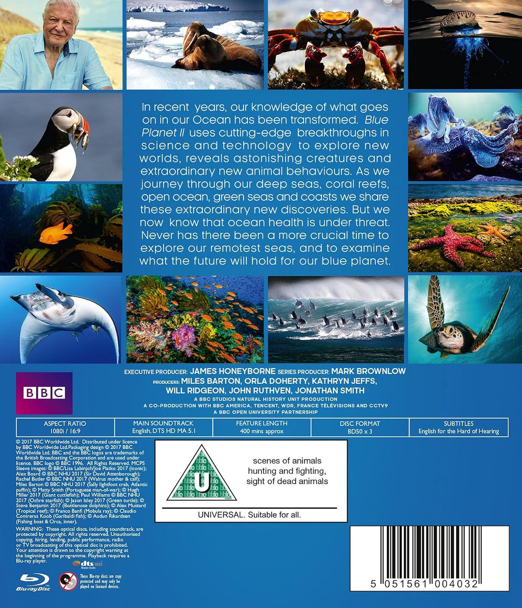 Blue Planet II [Blu-ray] [2017] [Region Free]