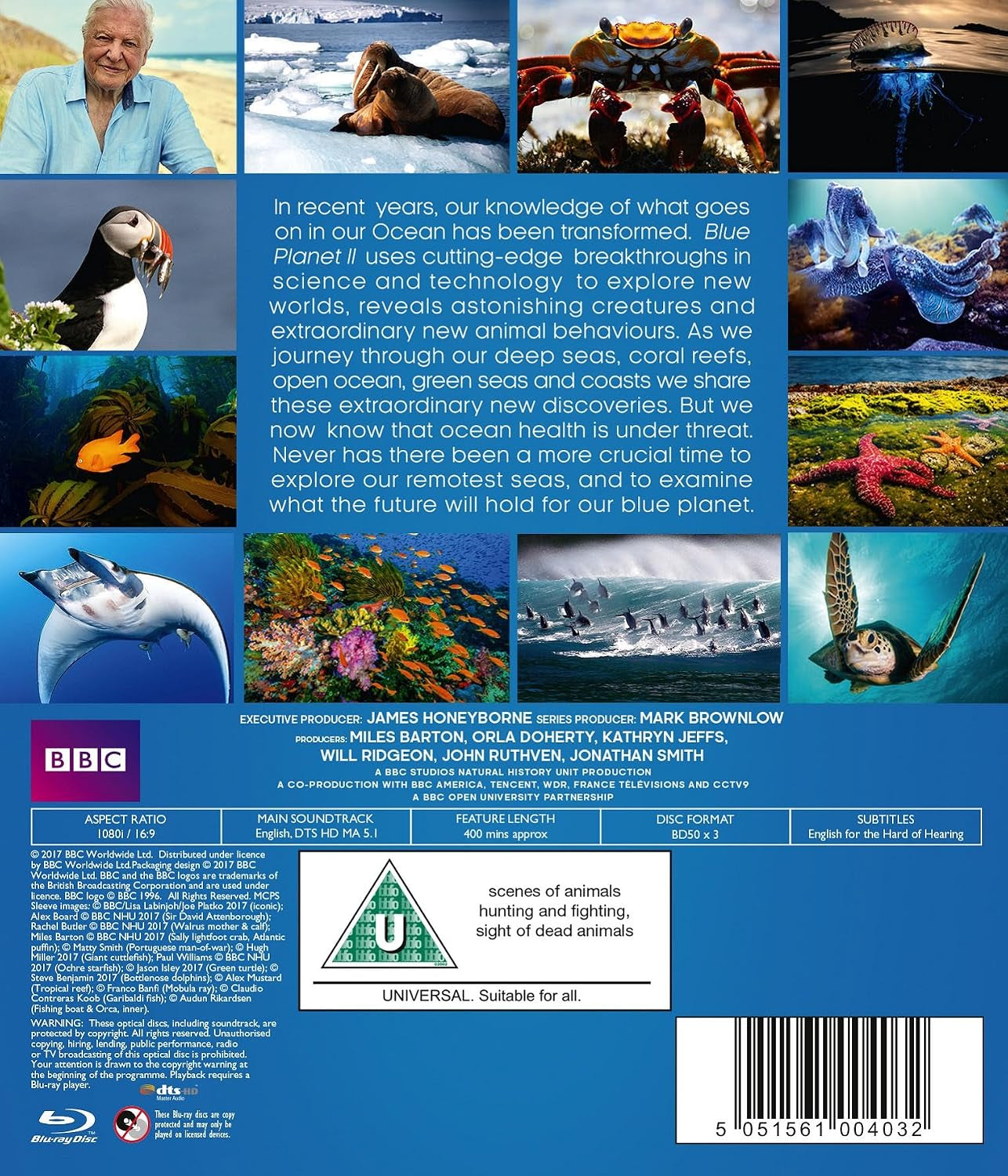 Blue Planet II [Blu-ray] [2017] [Region Free]