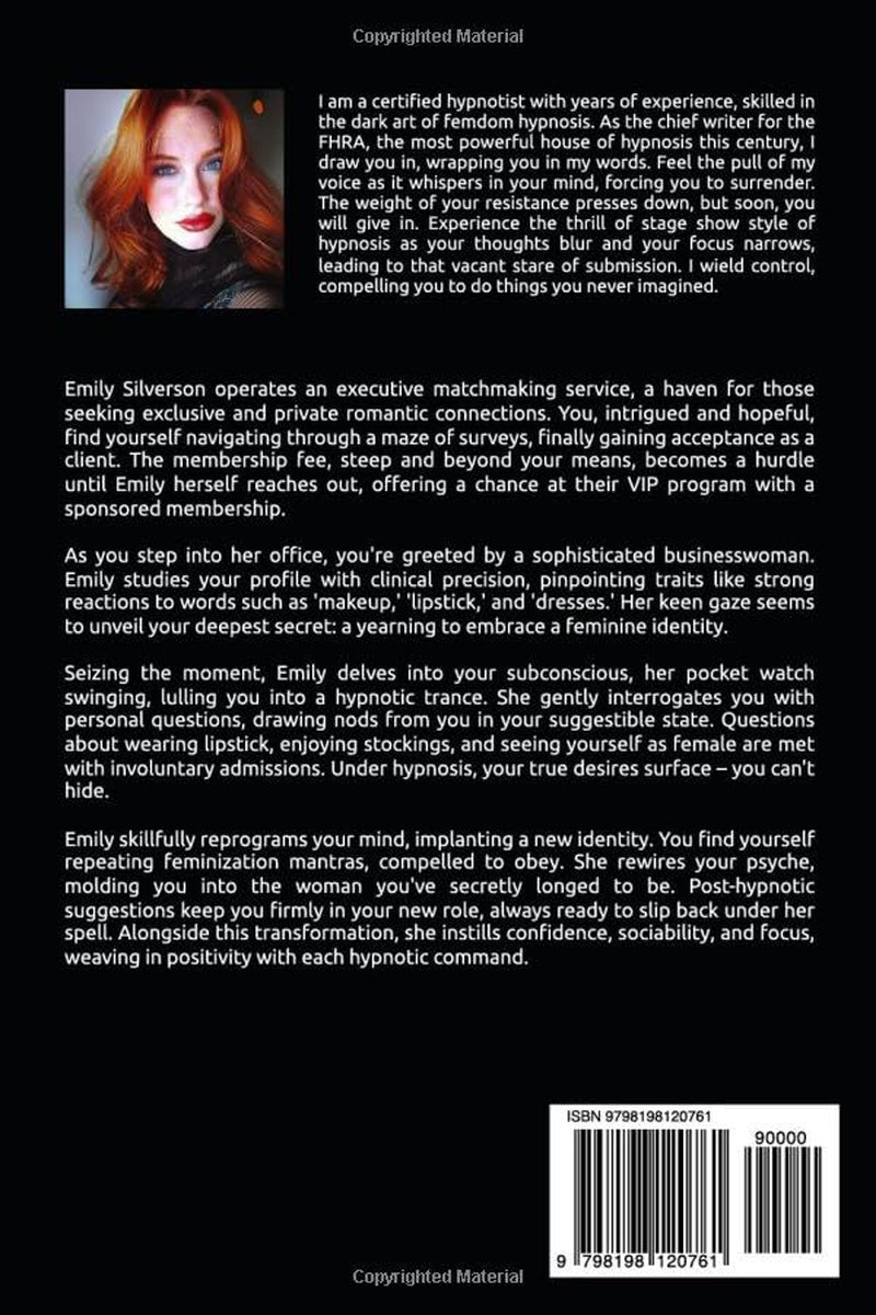 Hypnotist Emily: Matchmaker turns you into a girl. (FHRA) A Feminization Hypnosis Story - Femdom: A Feminization Hypnosis Story Femdom sissy tale of ... Hypnotist brainwashing men into women.)