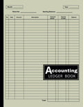 Ledger Book For Bookkeeping: Simple Accounting Ledger For Business and Personal Finance | Monthly Financial Ledger Book Ideal For Accounting and Bookkeeping | A Ledger Book Tracker