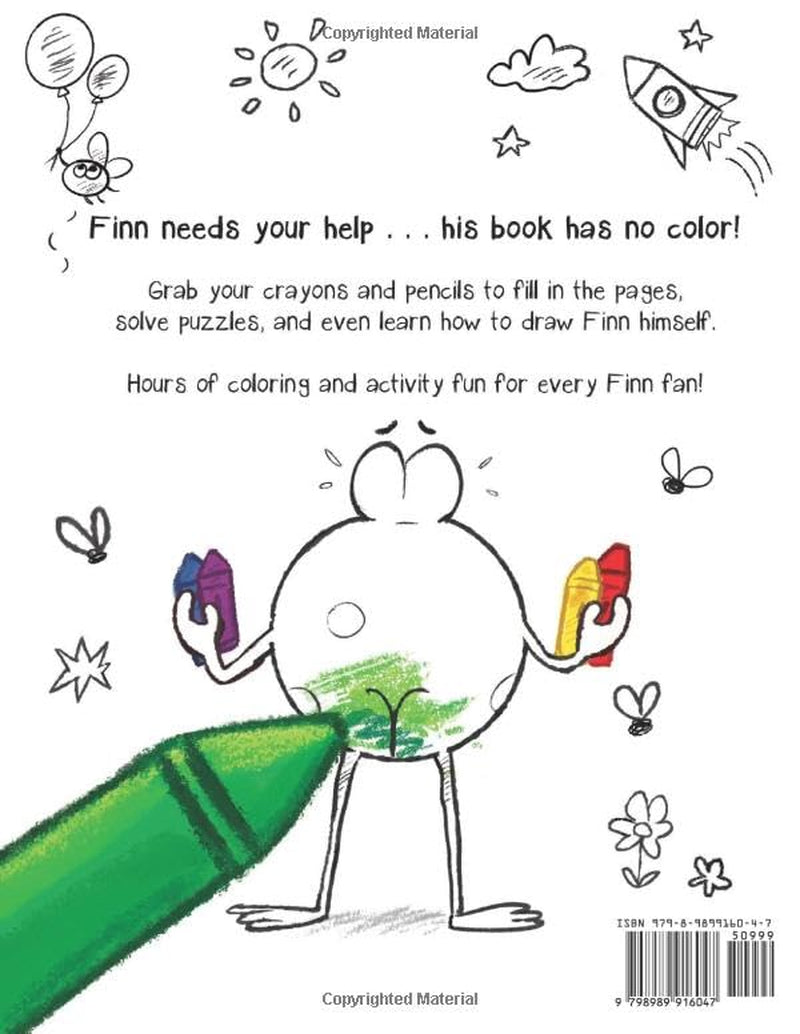 This Book Needs Color!: A Finn the Frog Collection® Coloring & Activity Book
