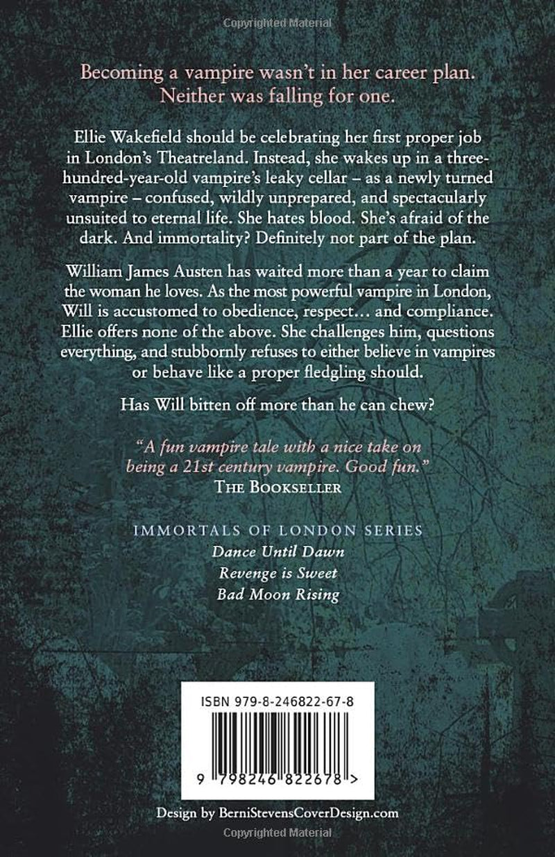 DANCE UNTIL DAWN: A thrilling vampire romance of love after life (Book One of the Immortals of London series)