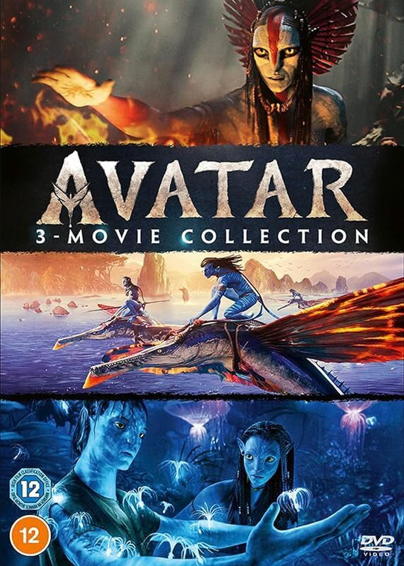 Avatar: Ultimate Complete 3-Movie Collection [DVD, Region Free]