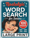 Brain Games Word Search for Seniors – Large Print: 50s–80s Nostalgic Puzzles for Memory & Relaxation (Memory Lane Series)