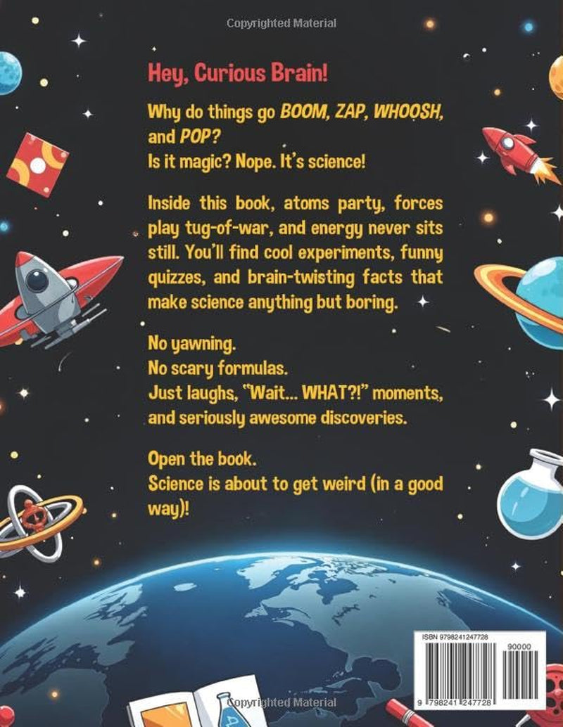 Physics and Chemistry Comic Book: Science Book for Kids Age 8-12 Comic Adventures & Fun Experiments