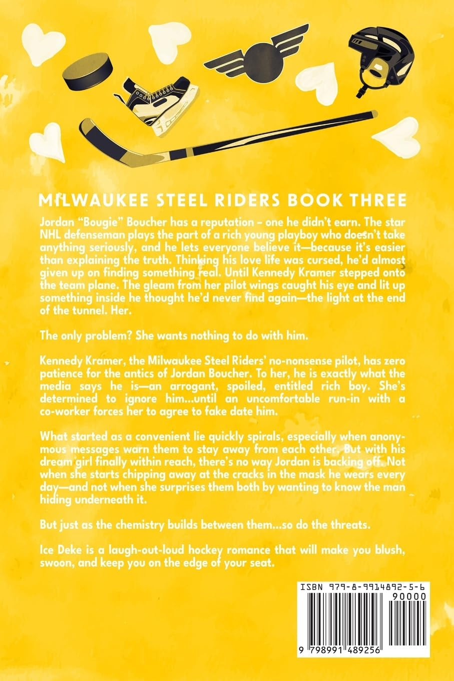 Ice Deke: A Fake Dating, Age Gap, Hockey Romance (Milwaukee Steel Riders)