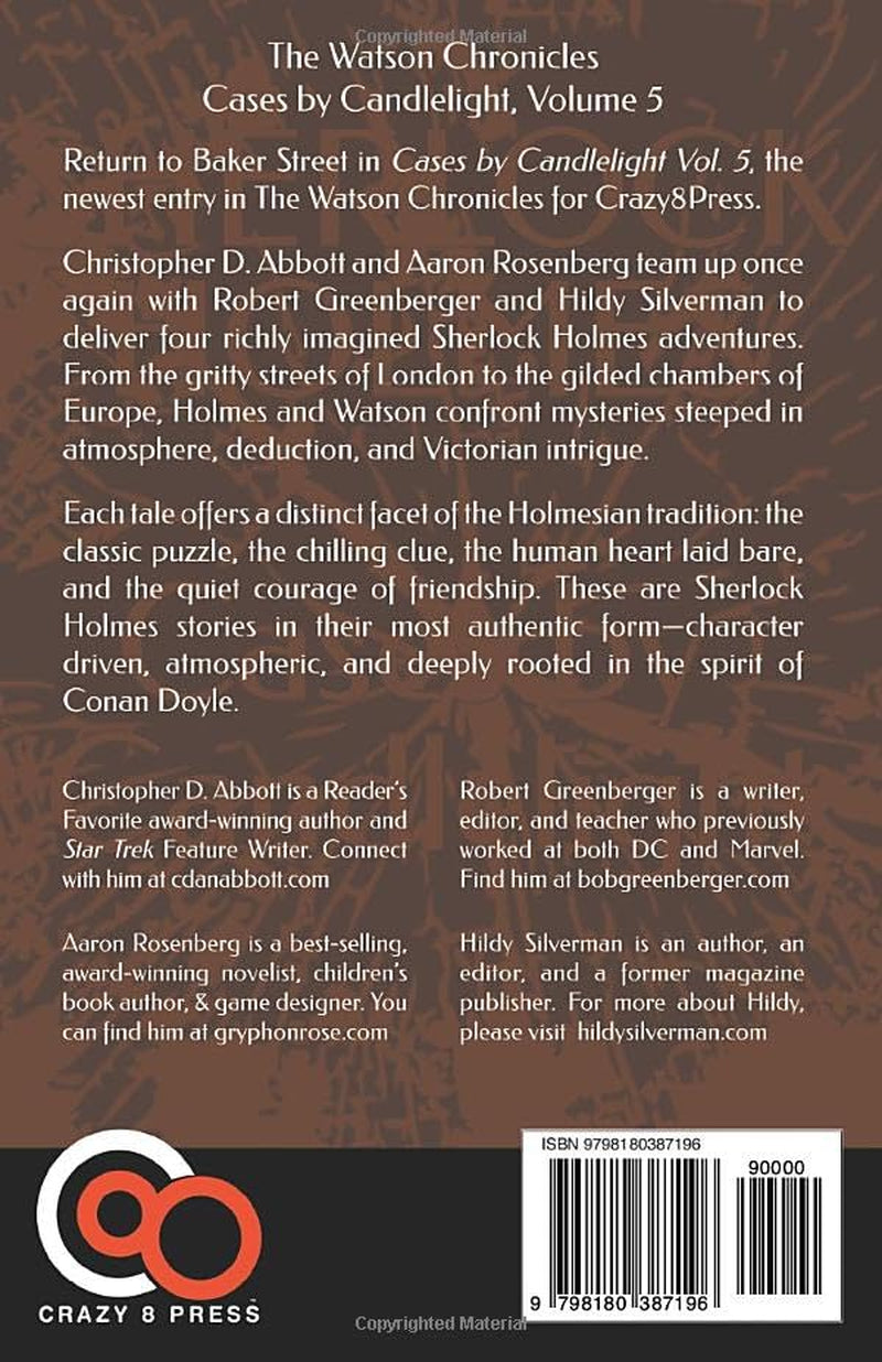 SHERLOCK HOLMES Cases By Candlelight (Vol. 5) (The Watson Chronicles)